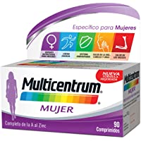 Los mejores  - Multicentrum Mujer- Complemento Alimenticio con 13 Vitaminas y 11 Minerales- para Mujeres a partir de 18 años - 90…